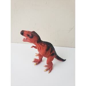 Y2K T-Rex Toy Major Trading Co Plastic Dinosaur Figure Animal 2006 Tyrannosaurus